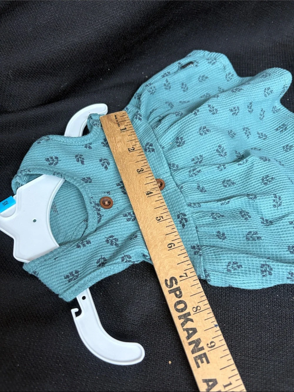 Perry Ellis Green Waffle Knit dog dress